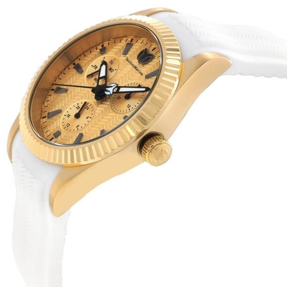 NWT Authentic Technomarine Sea Dream Gold-tone Dial Women's Watch - Picture 2 of 3